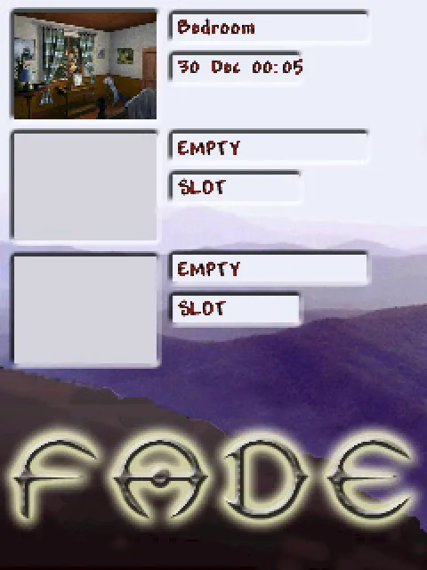The save slots