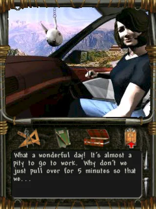Giving Anne a lift