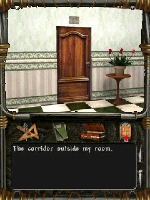 The corridor outside room 315