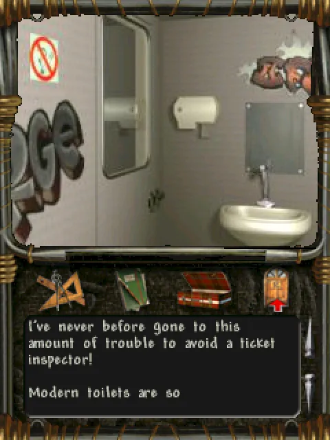 The train’s toilet