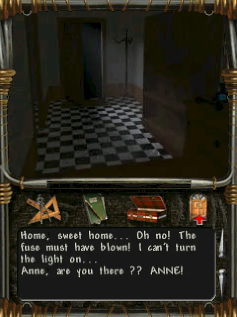 The hall, with the power off
