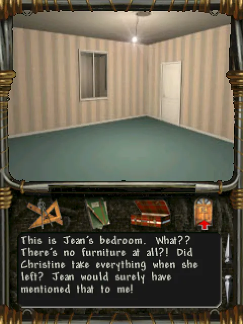 Jean’s empty bedroom