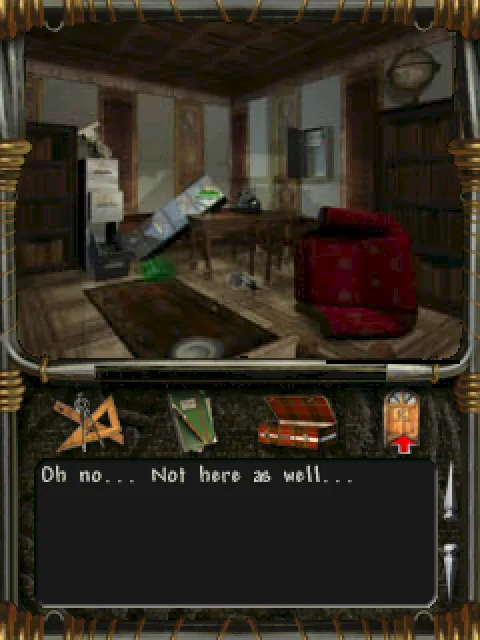 The ransacked office
