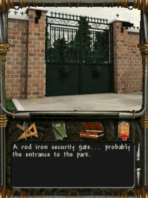 The entrance gate