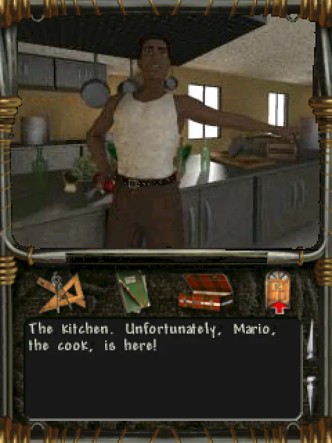 Mario in the kitchen