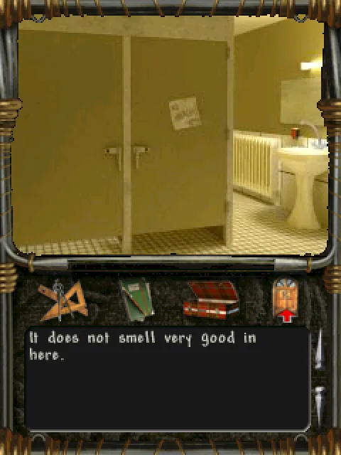The staff toilets