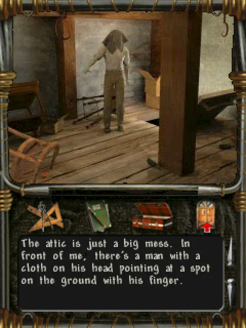The silent man in the attic