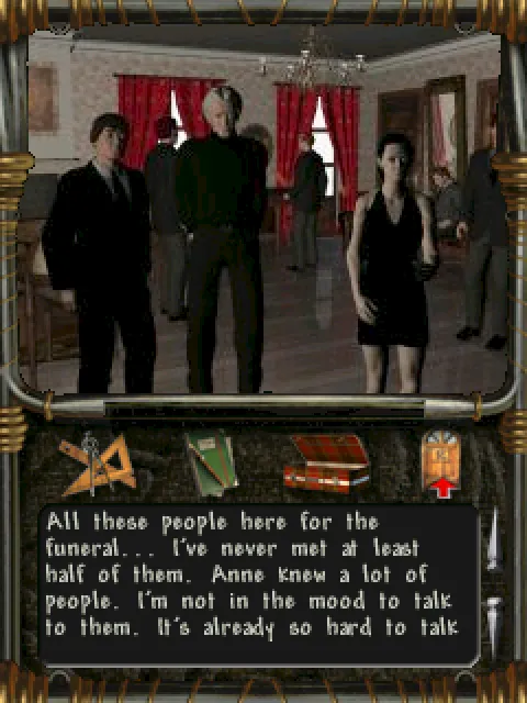 The gathering after the funeral