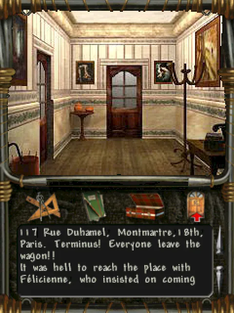 The hall of Louis’ mother’s apartment