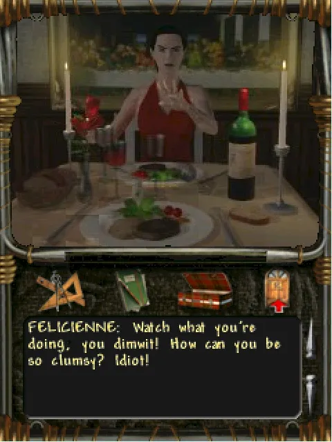 Félicienne, after the spilled glass