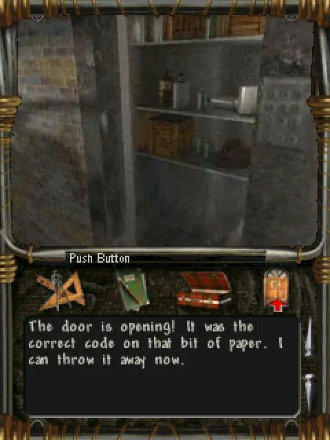 The digicode opens the way