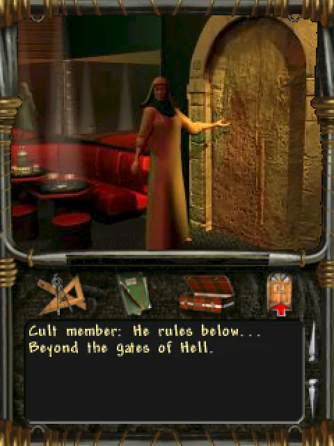 “He rules below”