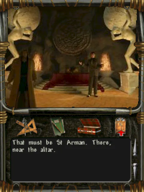 Saint Arman at the altar