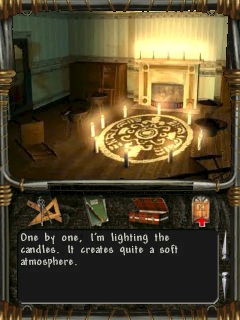 Lighting the candles