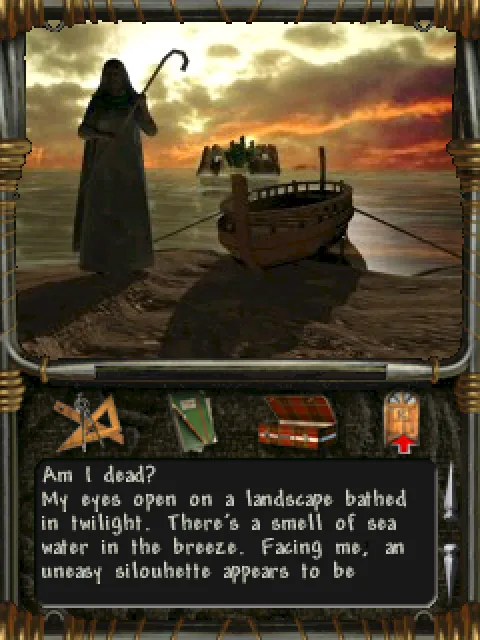 Astrid and her boat at twilight