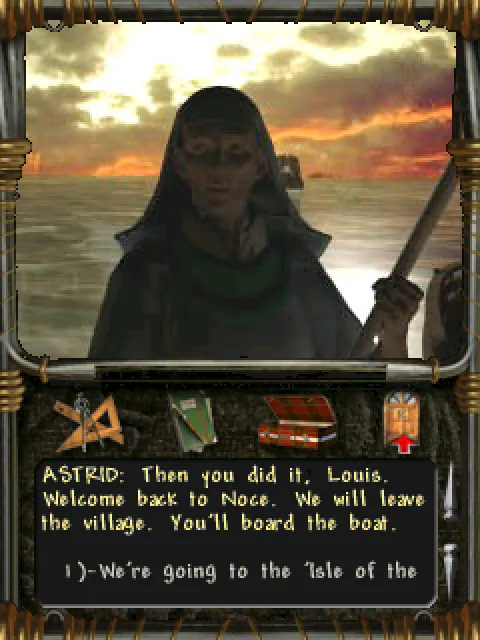 Astrid on the shore