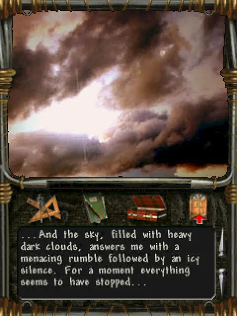 The sky darkens