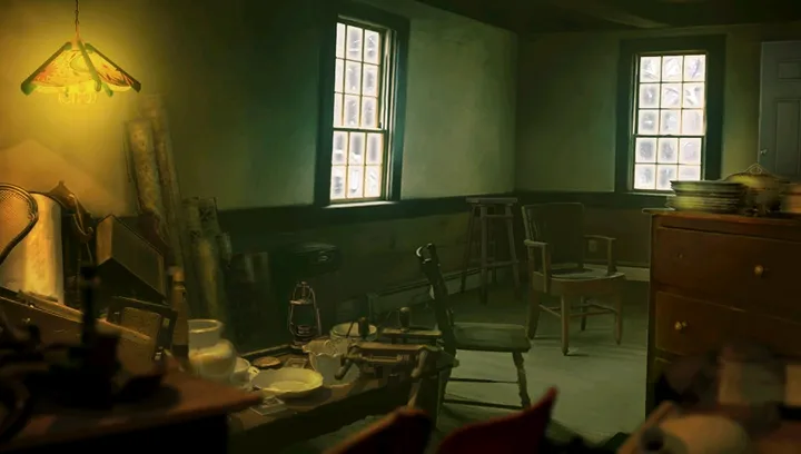 Louis’ antique shop: Storage room