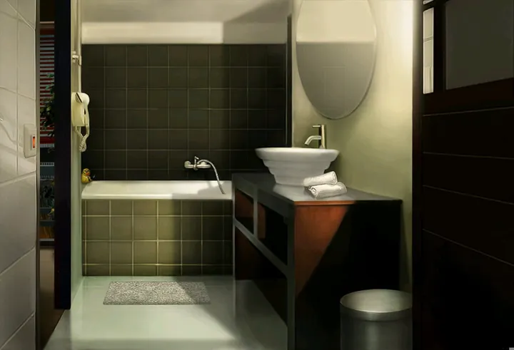 Bellevue Hotel: Room 1112, bathroom