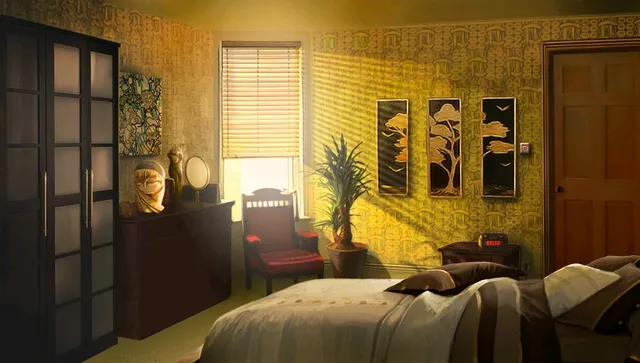 The Everetts’ house: Bedroom
