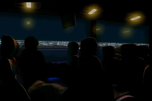 El China Bus: A bordo