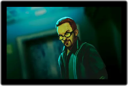 Weird customer, Dialogue portrait · Hall, Episode 02