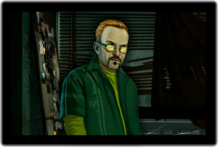 Weird customer, Dialogue portrait · Room, Episode 02