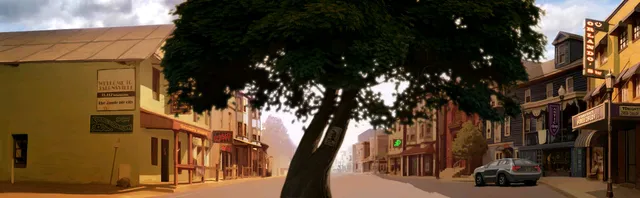 City centre: The main street