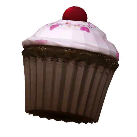 Cupcake: Episode 02, the 3D model from behind