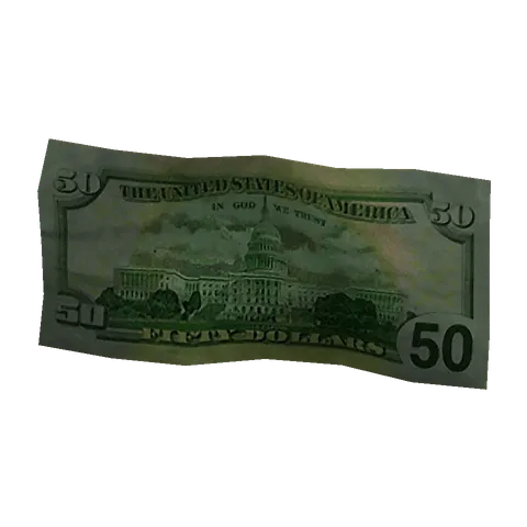 50 dollars: Episode 02, the 3D model from behind