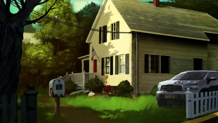 The Everetts’ house in Episode 01