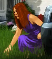 Anna Everett, In the scene · Garden, Episode 01 v1.2.3