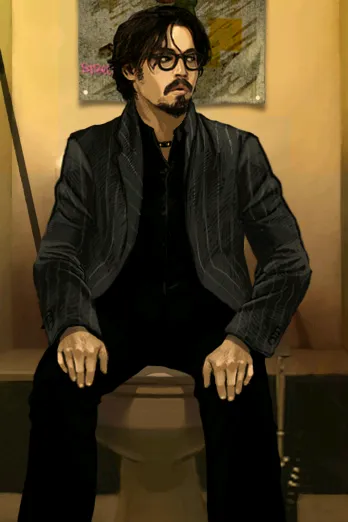 Louis Everett, In the scene · John’s bathroom, Episode 02