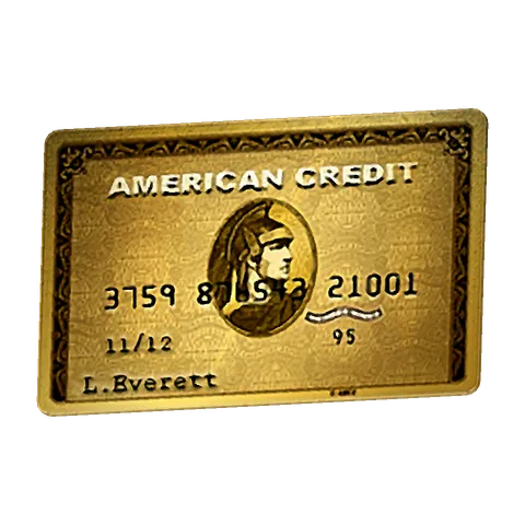 Credit card: Episodes 01 and 02, the 3D model from the front