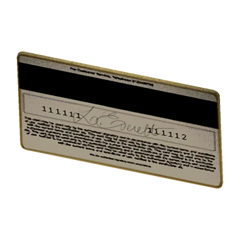 Credit card: Episodes 01 and 02, the 3D model from behind