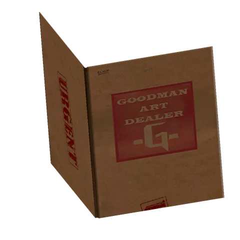 Goodman file: Empty, the 3D model from behind