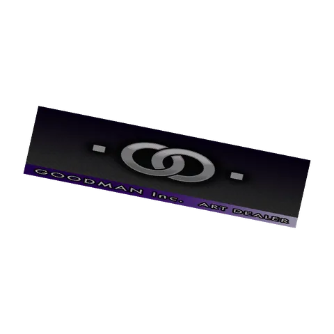 Business card: Episodes 01 and 02, the 3D model from behind