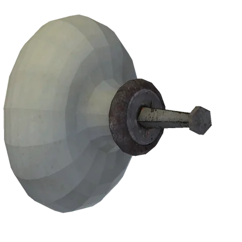 Door handle: Episode 03, the 3D model from behind