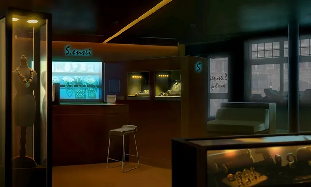 The jewellery shop: The shop