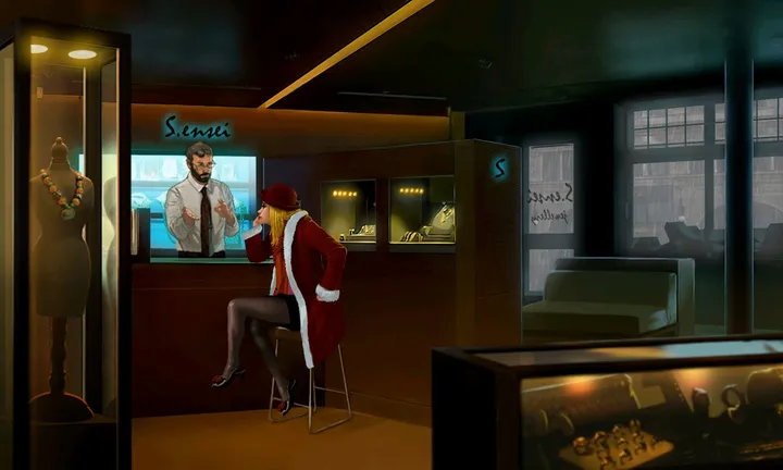 The jewellery shop: The shop