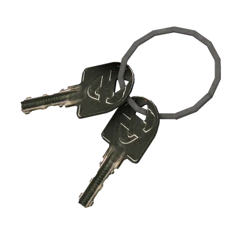 Cash register key: Episode 03, the 3D model from behind