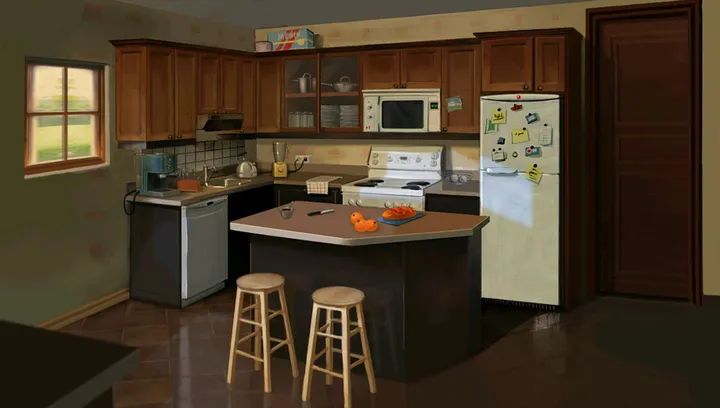 The Everetts’ house: Kitchen