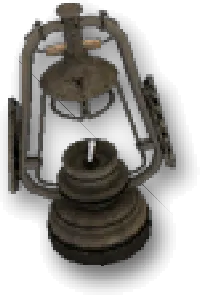 Gas lamp: With its wick, the inventory icon