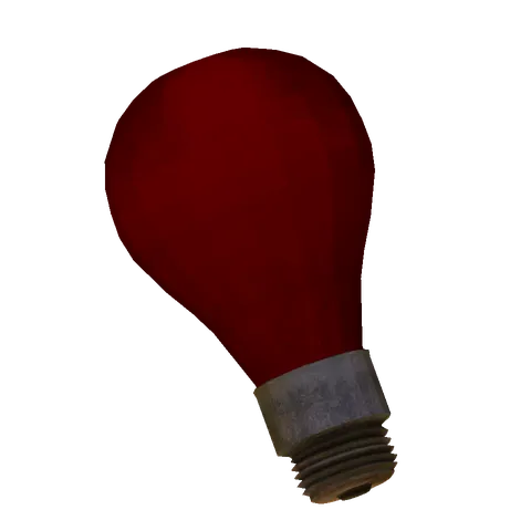Red lightbulb: Episode 03, the 3D model from the front