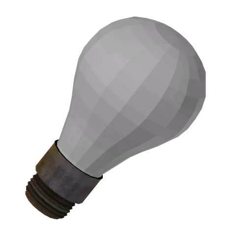 White lightbulb: Episode 03, the 3D model from behind