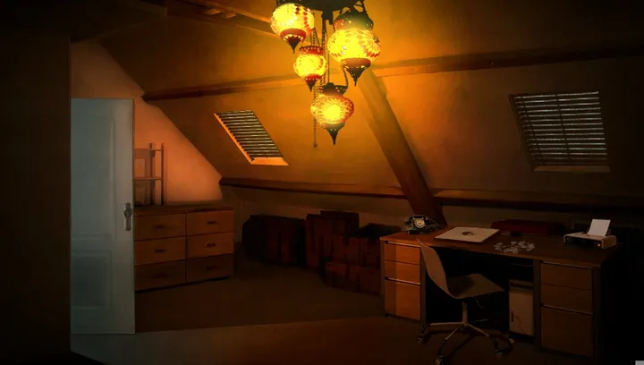 The Everetts’ house: Study