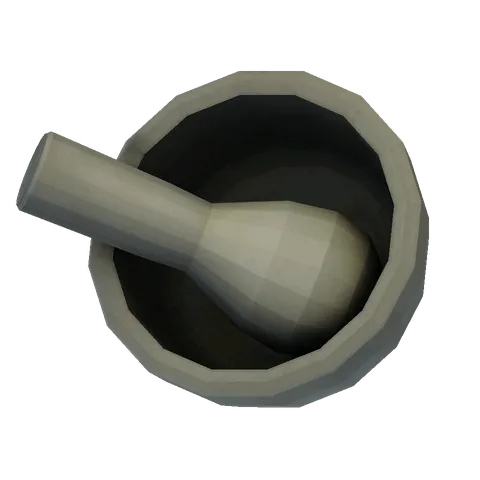 Pestle: Episode 03, the 3D model from the front