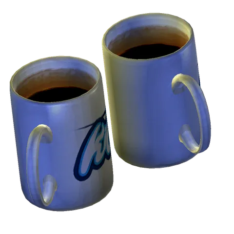Coffee: Episode 01, the 3D model from the front