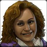 Girl from the bus, character list portrait