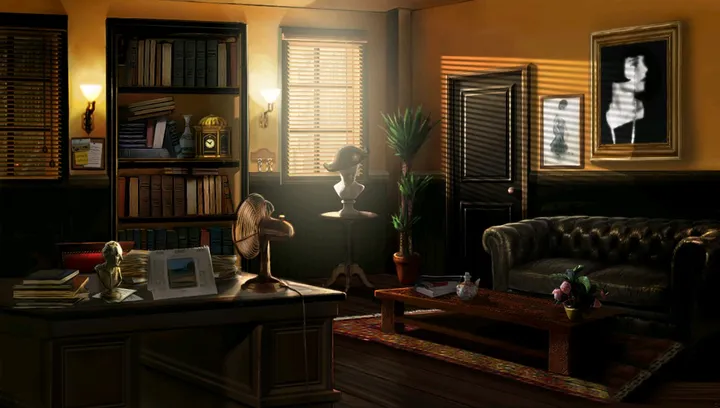 Louis’ antique shop: Office